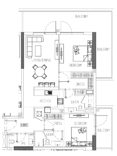 DAMAC Damac Riverside Views floor plan
