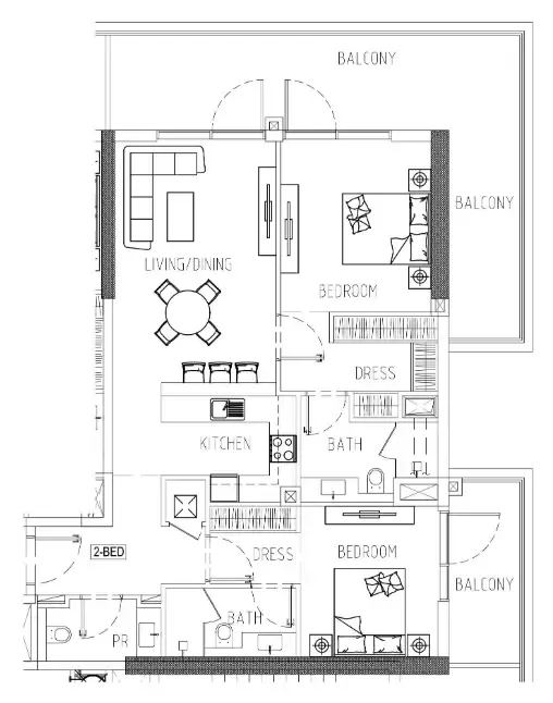 DAMAC Damac Riverside Views floor plan