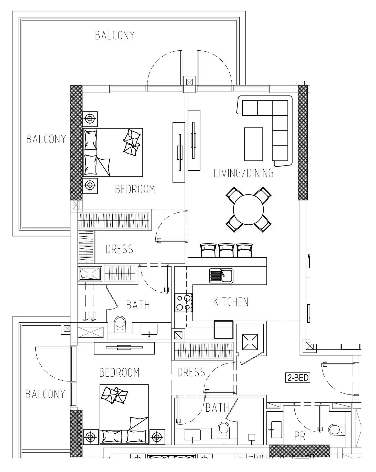 DAMAC Damac Riverside Views floor plan