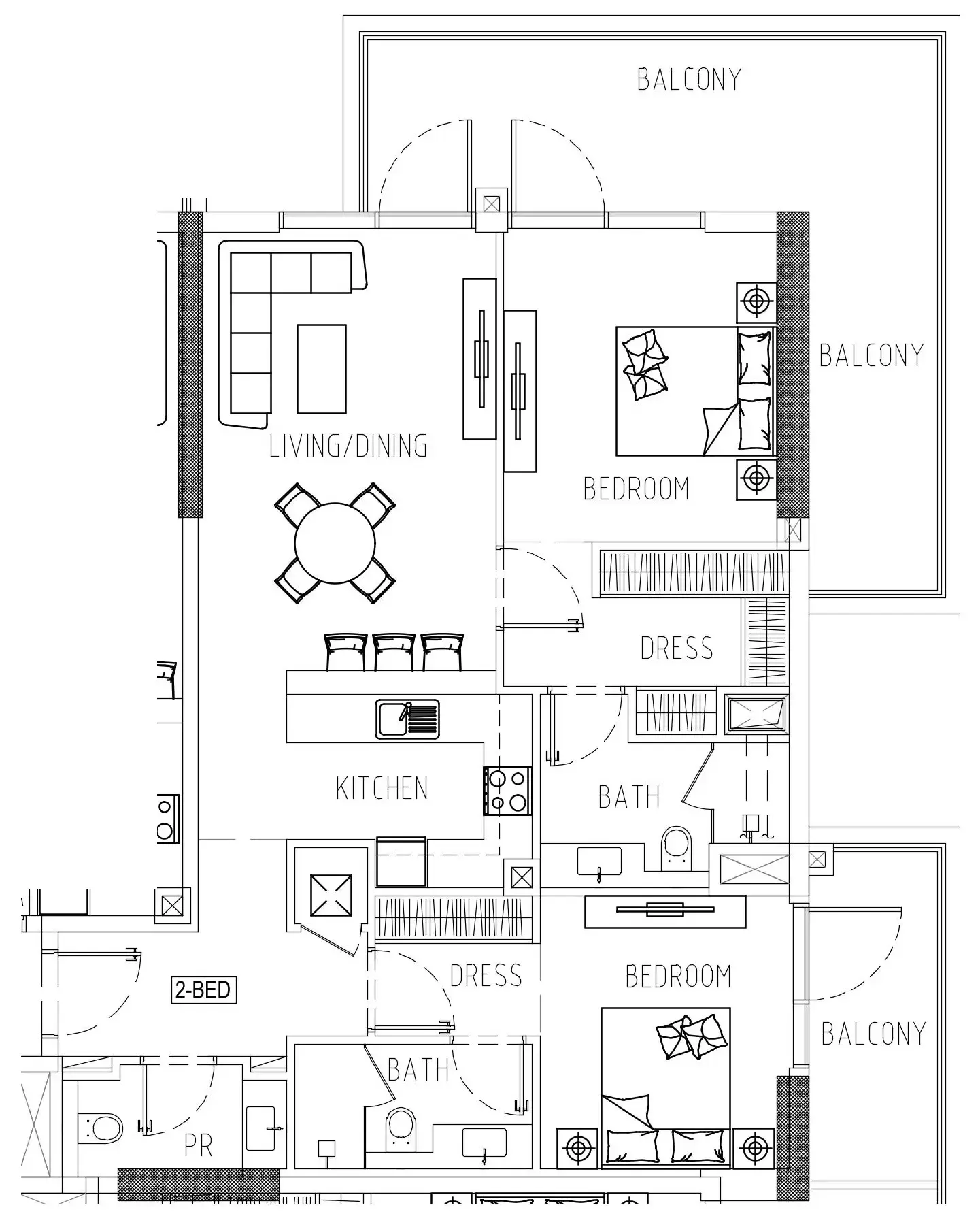 DAMAC Damac Riverside Views floor plan