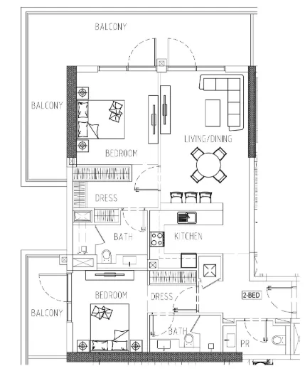 DAMAC Damac Riverside Views floor plan