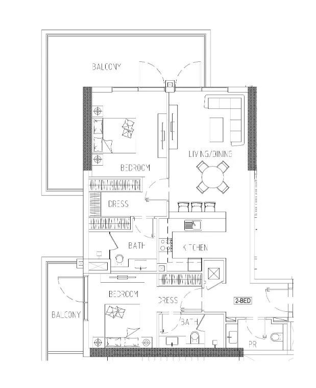 DAMAC Damac Riverside Views floor plan