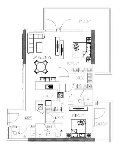 DAMAC Damac Riverside Views floor plan