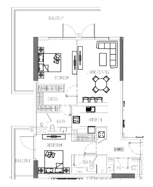 DAMAC Damac Riverside Views floor plan