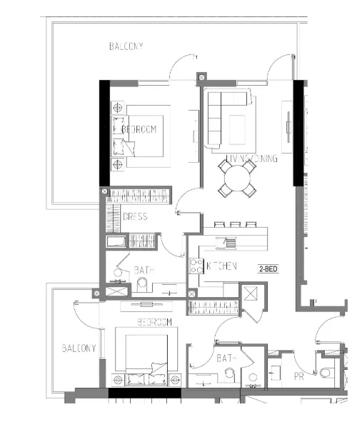 DAMAC Damac Riverside Views floor plan