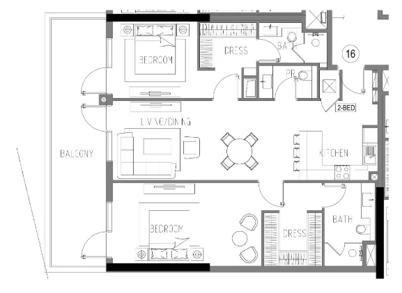 DAMAC Damac Riverside Views floor plan