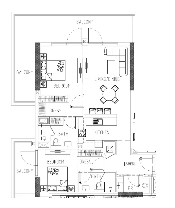 DAMAC Damac Riverside Views floor plan
