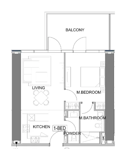 DAMAC Damac Safa Gate floor plan