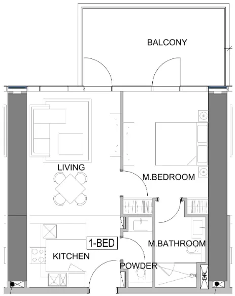 DAMAC Damac Safa Gate floor plan