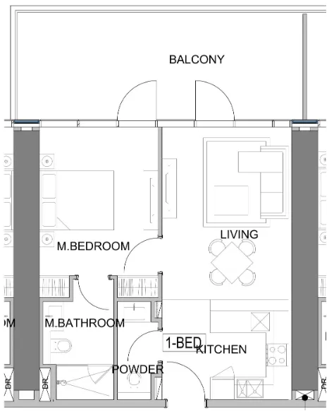 DAMAC Damac Safa Gate floor plan