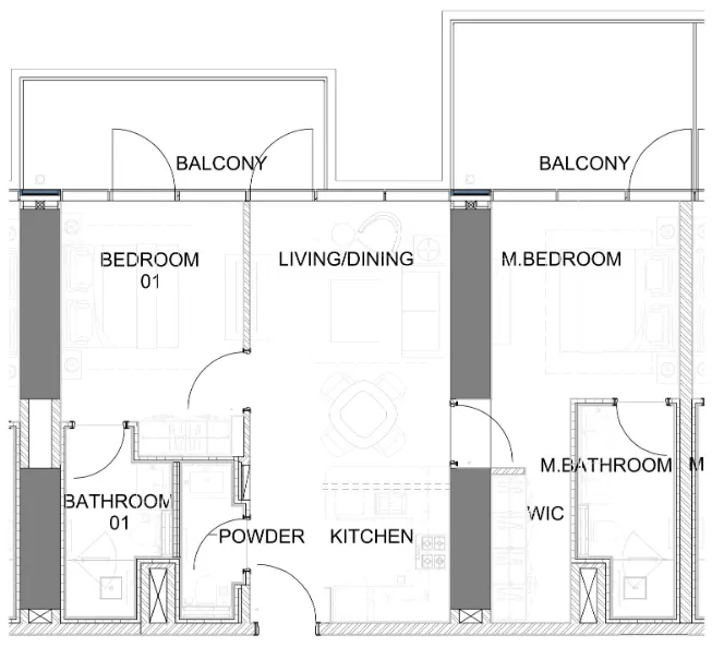 DAMAC Damac Safa Gate floor plan