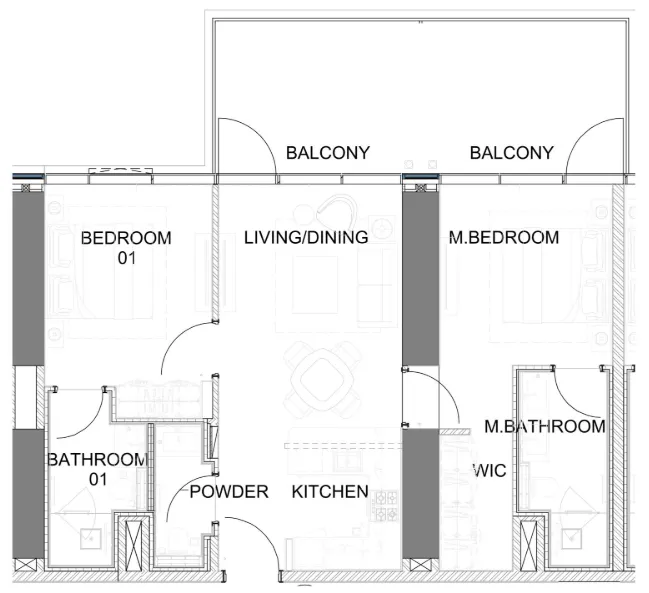 DAMAC Damac Safa Gate floor plan