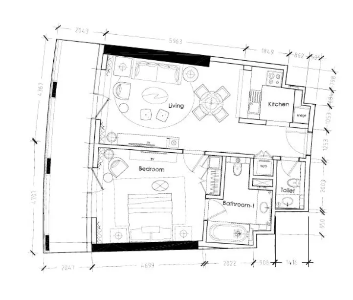 DAMAC Damac Towers by Paramount floor plan