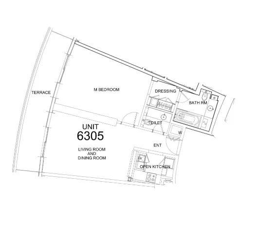 DAMAC Damac Towers by Paramount floor plan