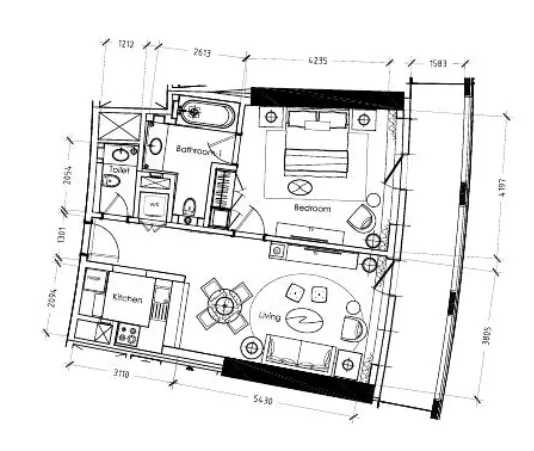 DAMAC Damac Towers by Paramount floor plan