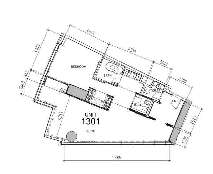 DAMAC Damac Towers by Paramount floor plan