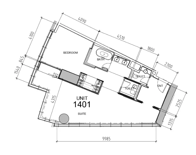 DAMAC Damac Towers by Paramount floor plan