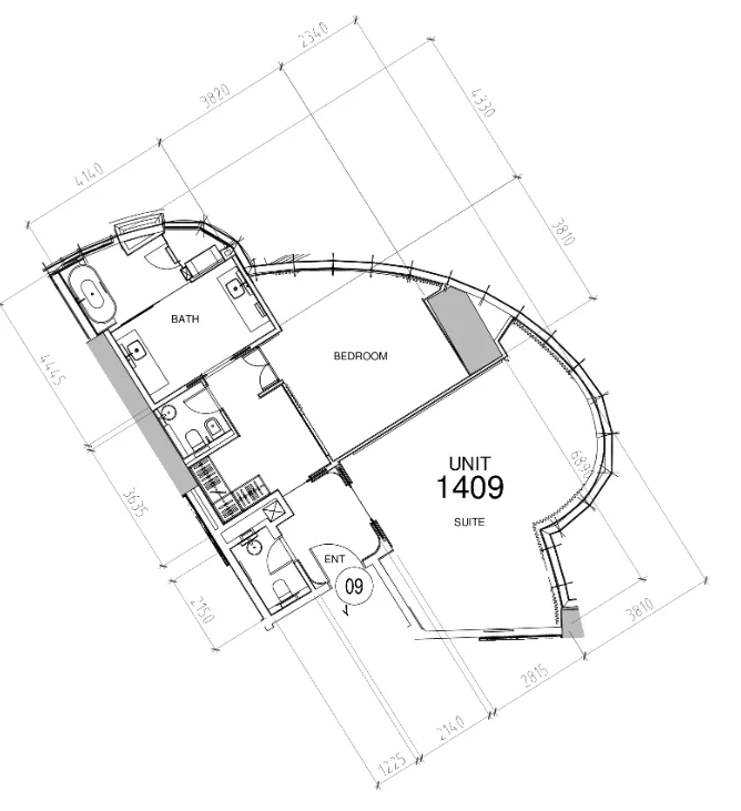 DAMAC Damac Towers by Paramount floor plan