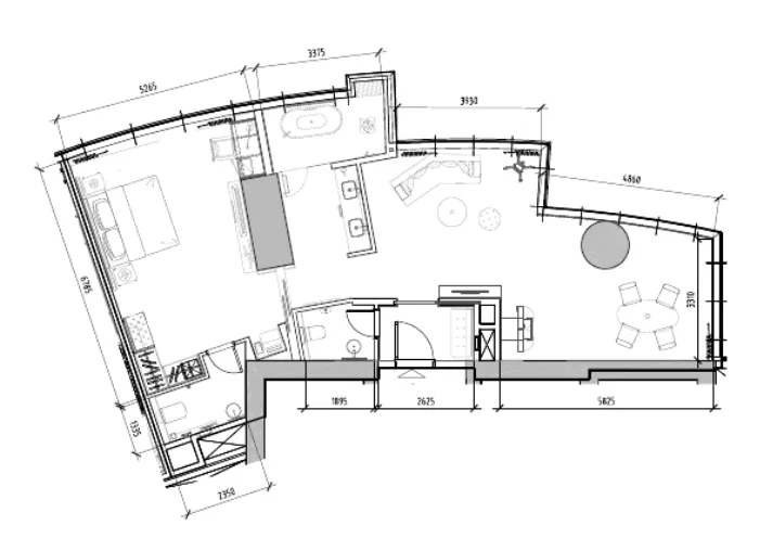 DAMAC Damac Towers by Paramount floor plan