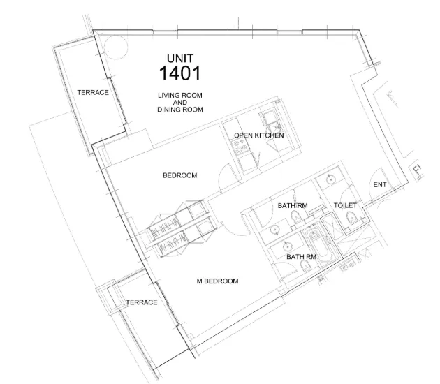 DAMAC Damac Towers by Paramount floor plan