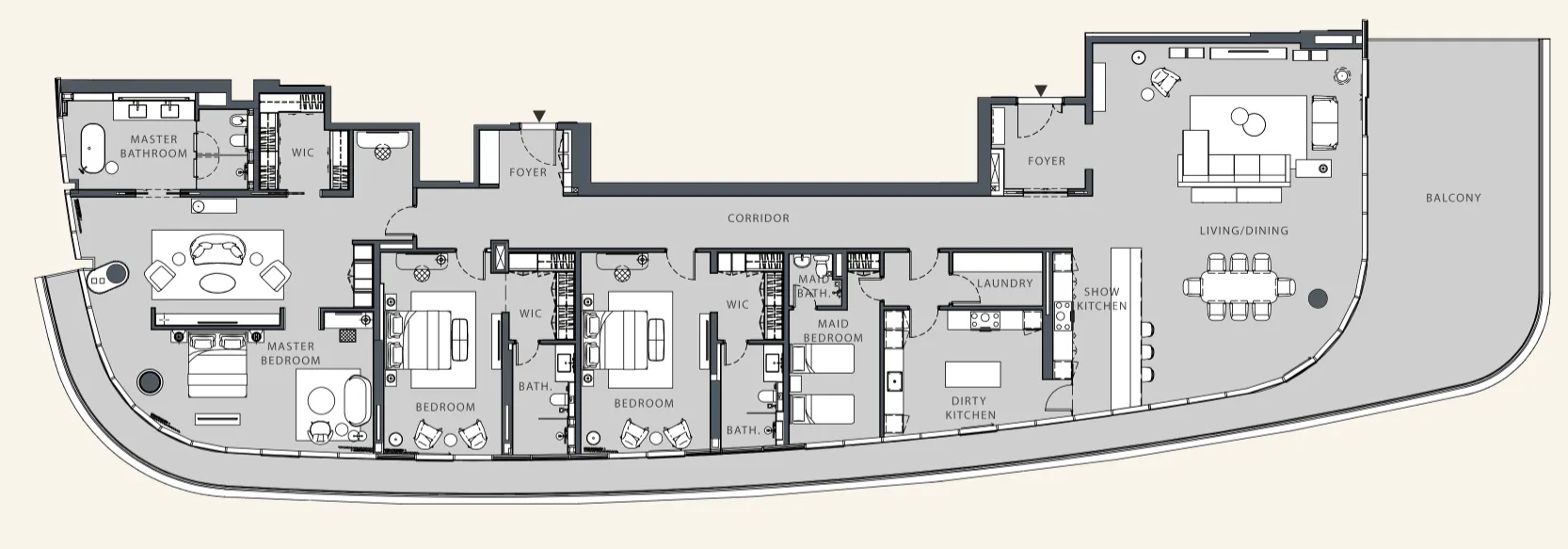 Dubai Investments Real Estate Danah Bay floor plan