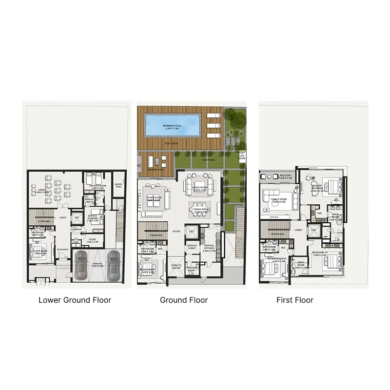 Dubai Investments Real Estate Danah Bay floor plan
