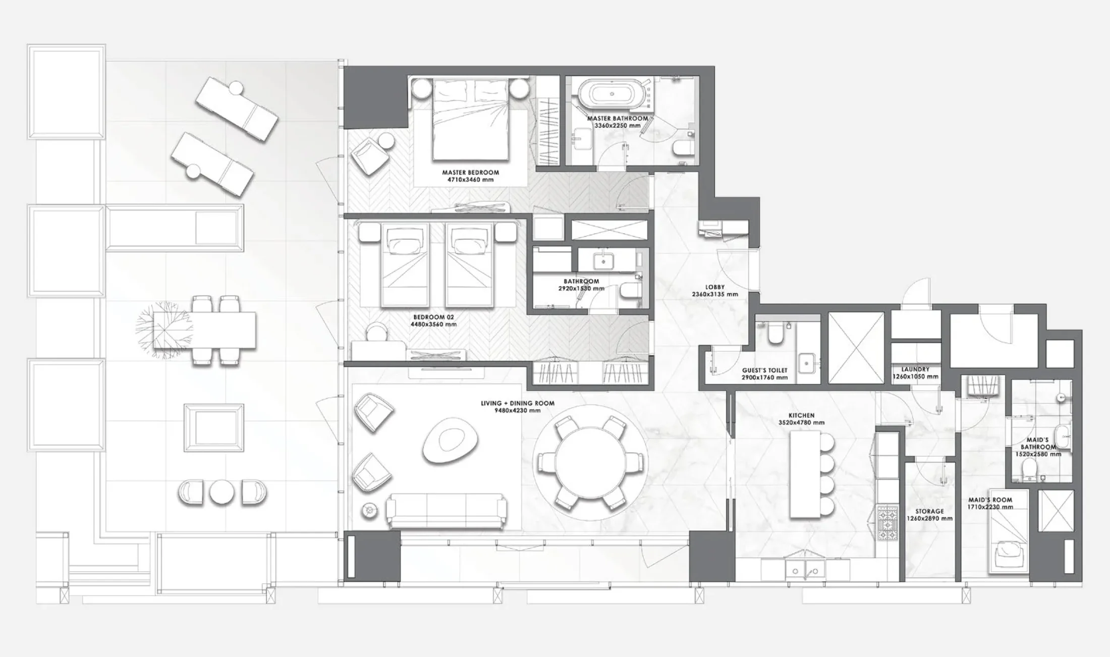 Dar Global DaVinci floor plan