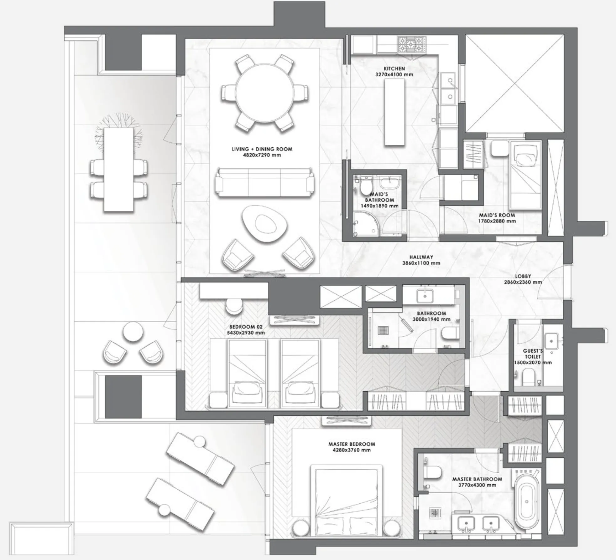 Dar Global DaVinci floor plan