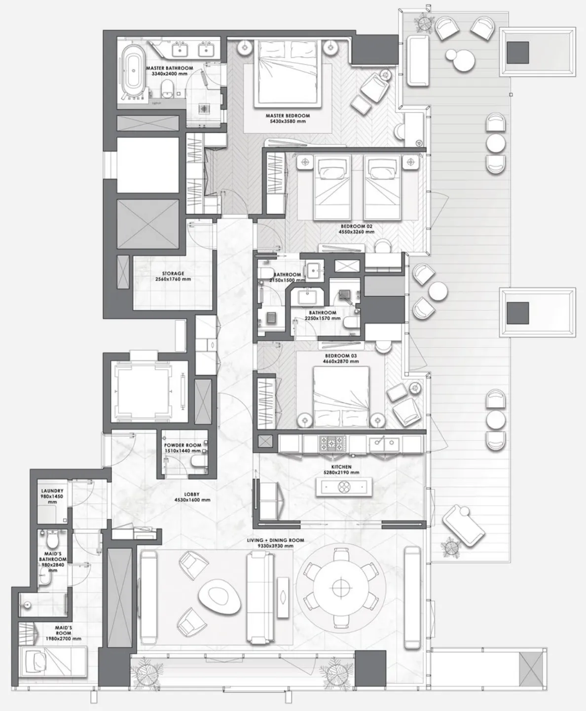 Dar Global DaVinci floor plan