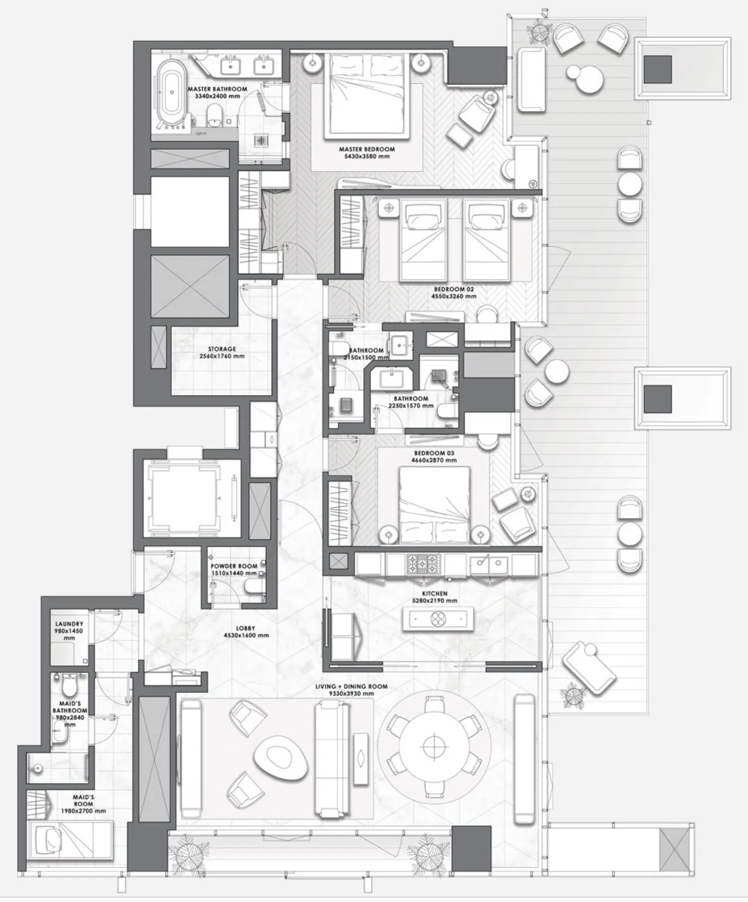 Dar Global DaVinci floor plan