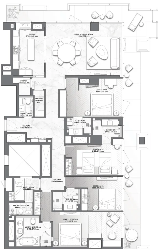 Dar Global DaVinci floor plan