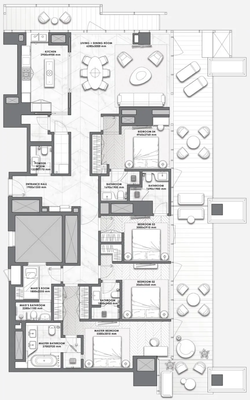 Dar Global DaVinci floor plan