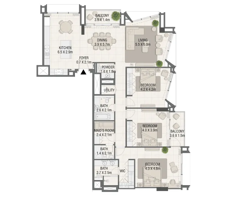 Meraas Design Quarter floor plan