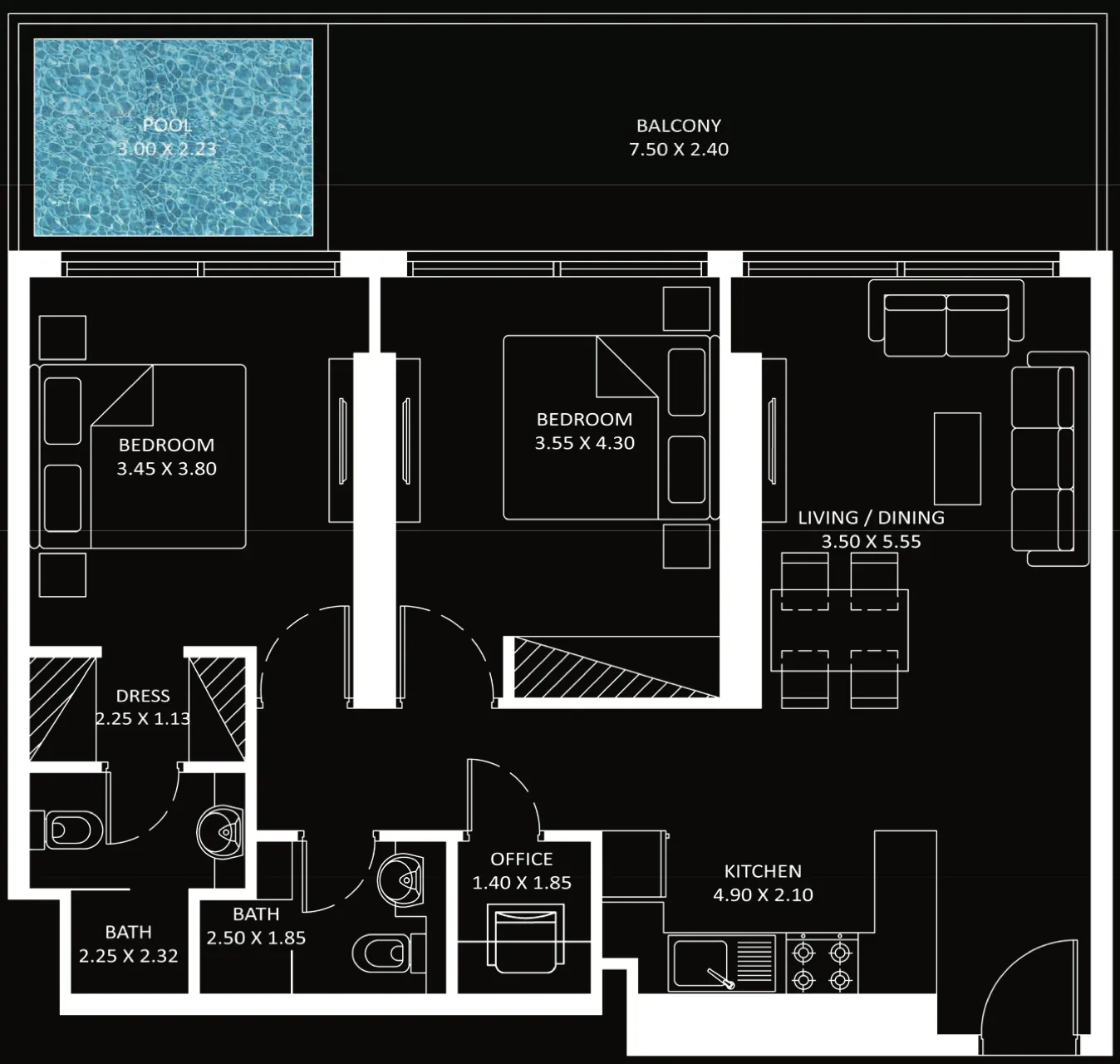 Danube Diamondz floor plan