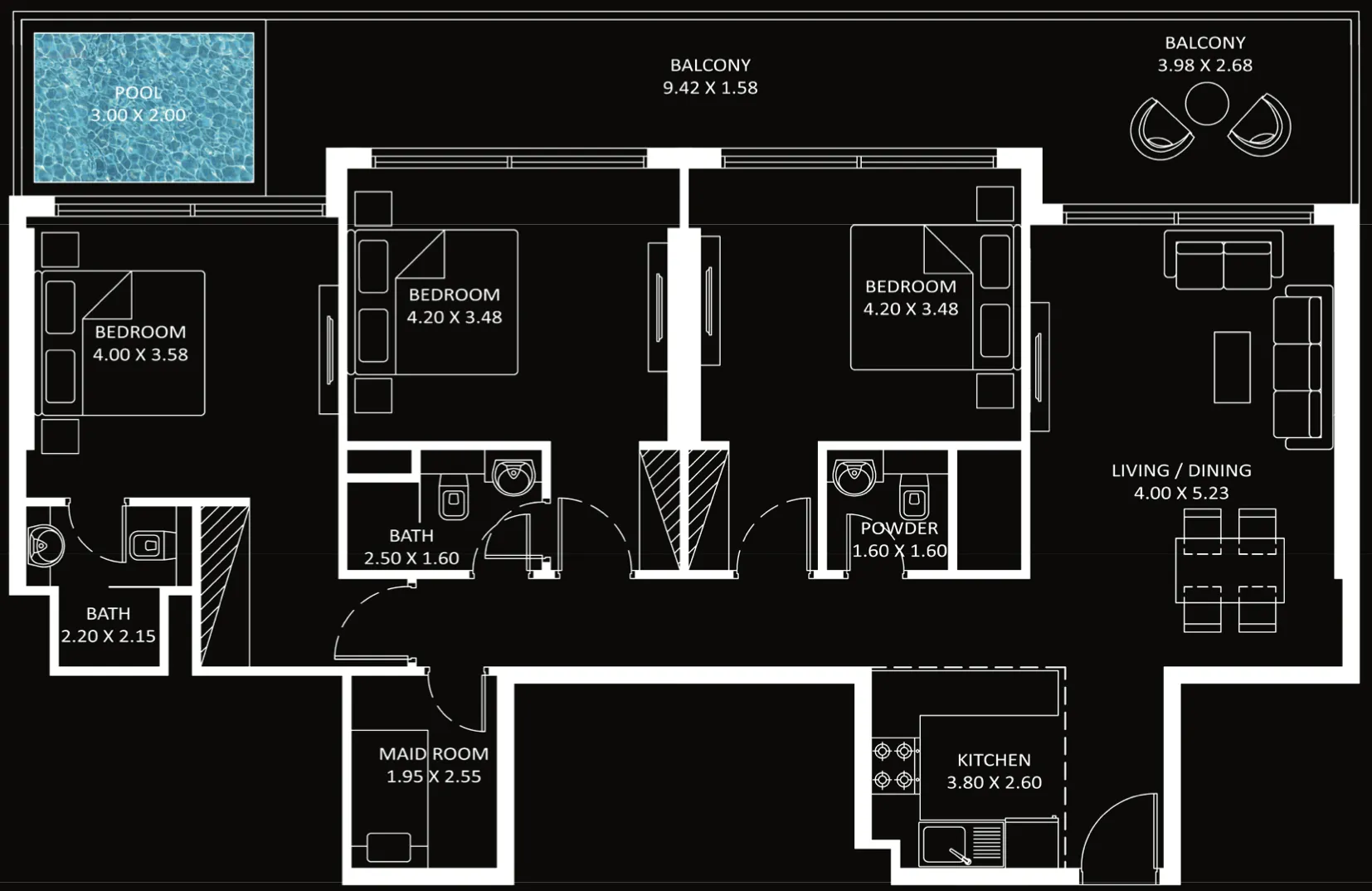 Danube Diamondz floor plan