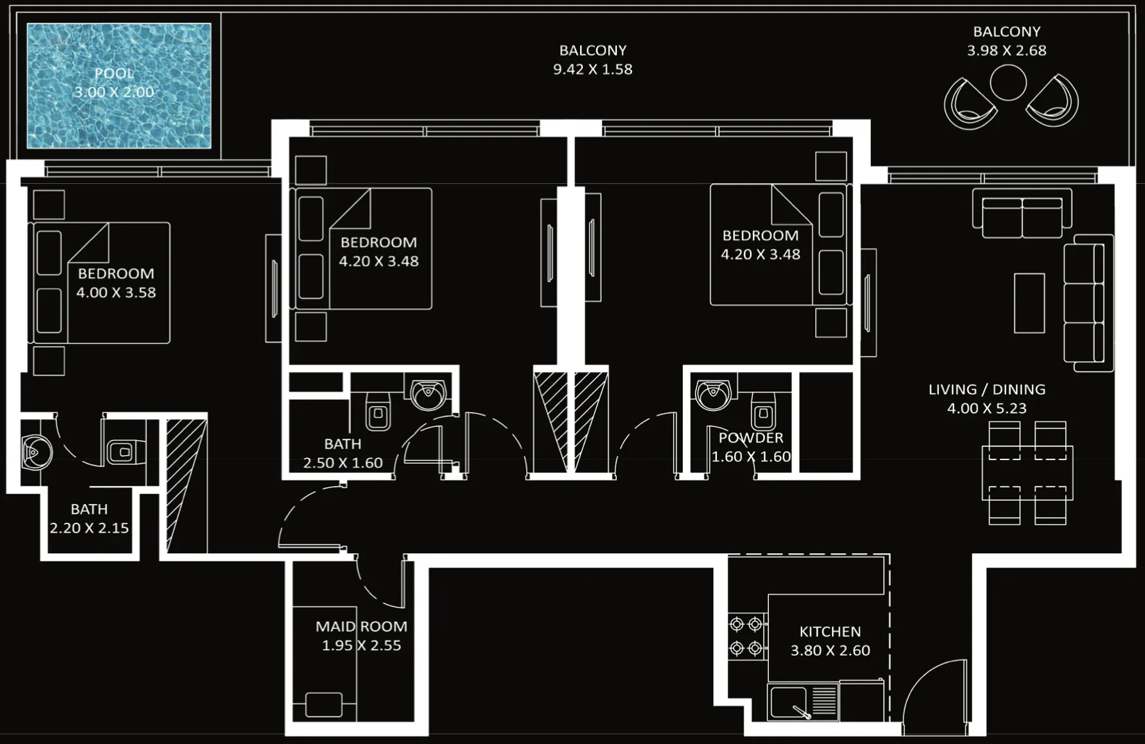 Danube Diamondz floor plan