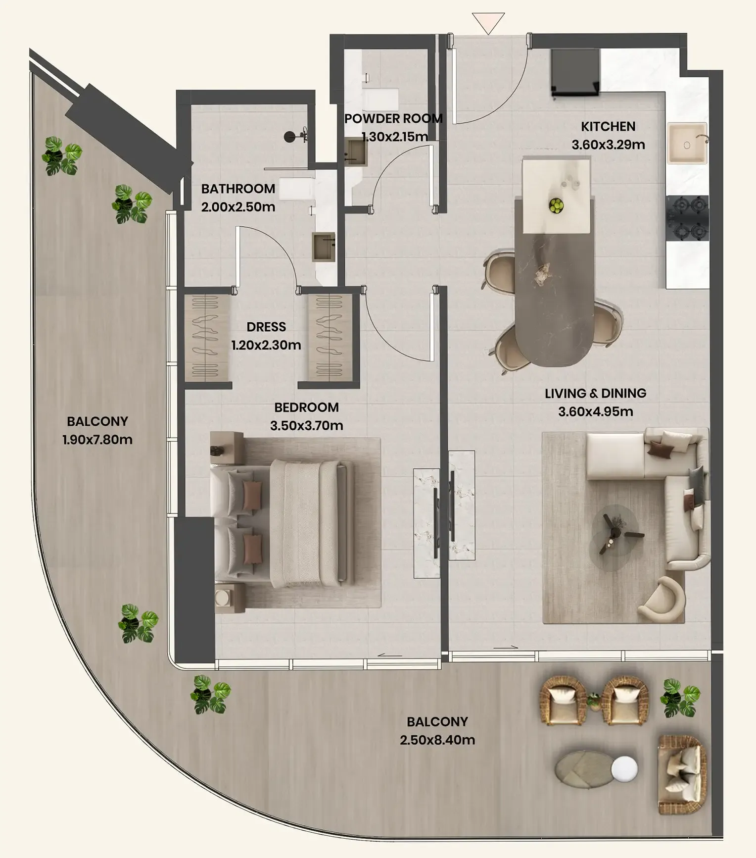 Takmeel Real Estate Development Divine Al Barari floor plan
