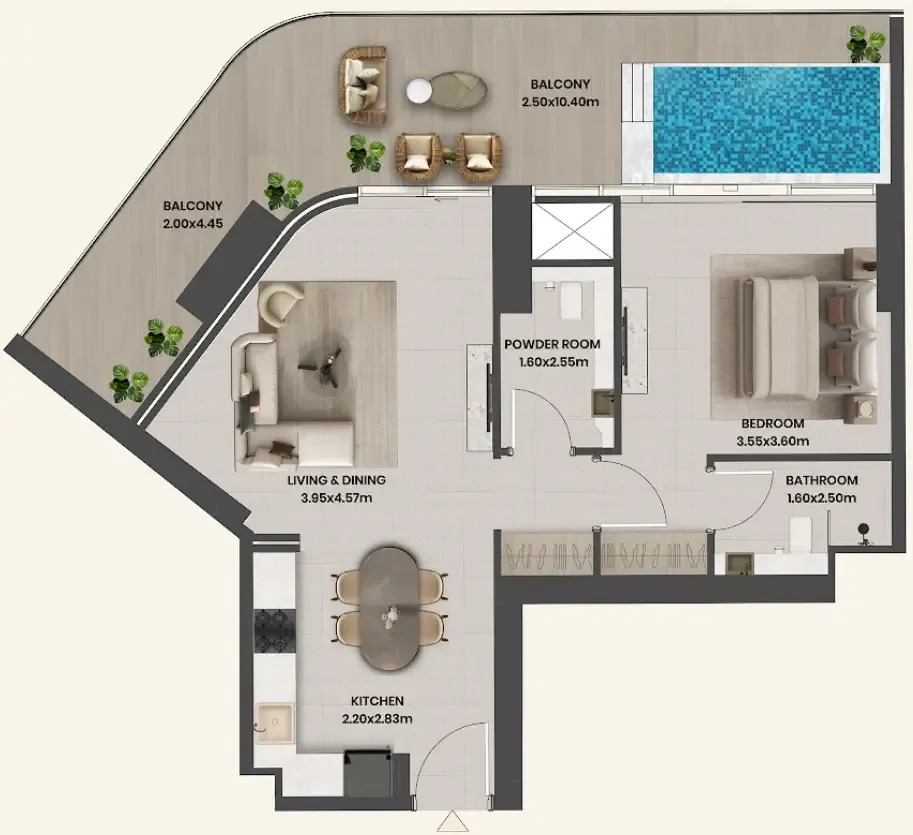 Takmeel Real Estate Development Divine Al Barari floor plan