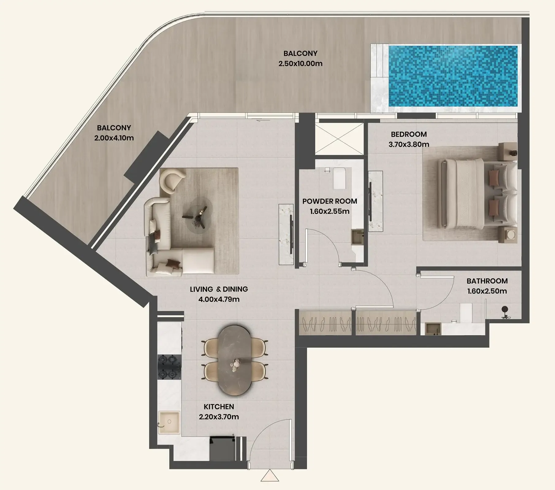 Takmeel Real Estate Development Divine Al Barari floor plan