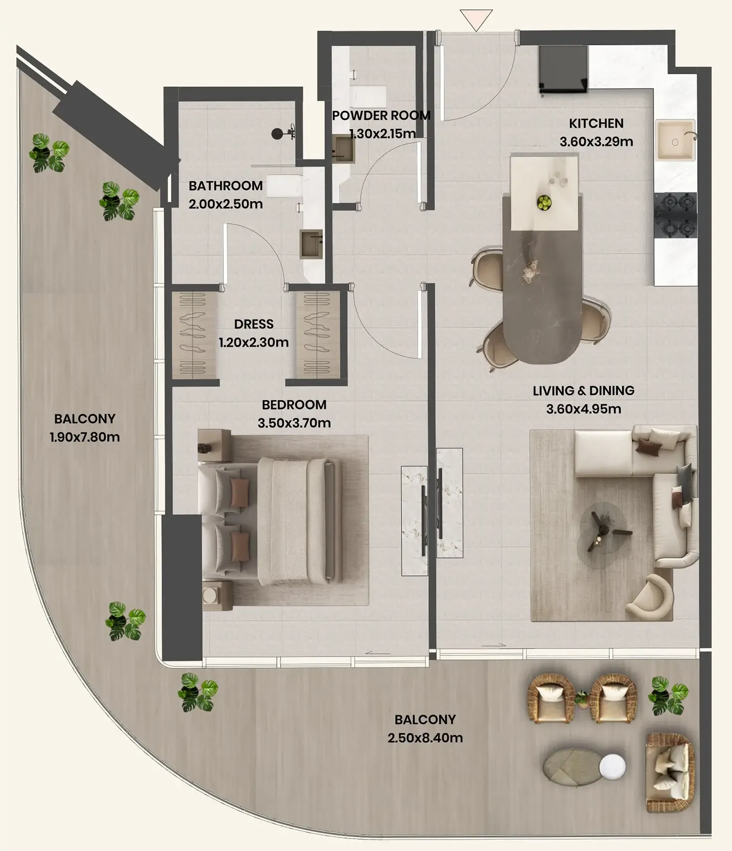 Takmeel Real Estate Development Divine Al Barari floor plan