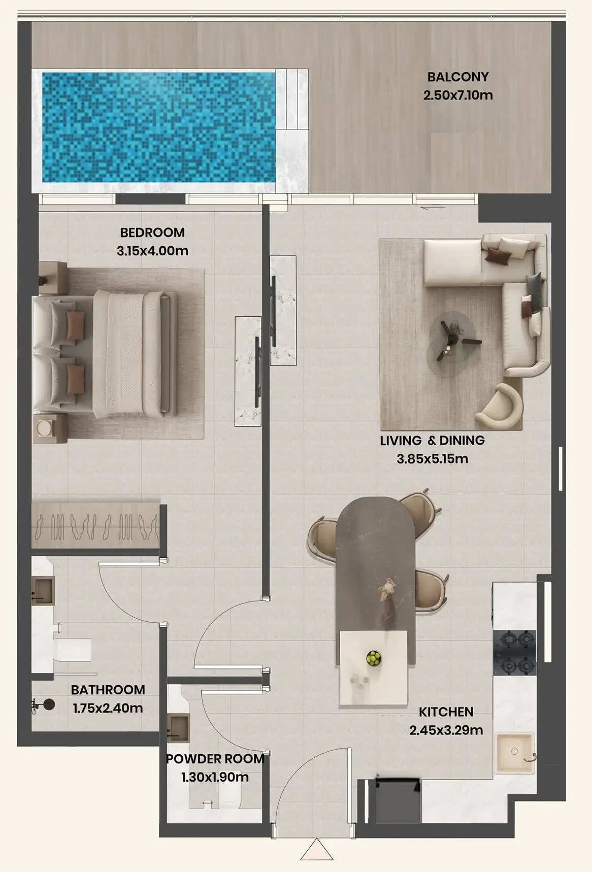Takmeel Real Estate Development Divine Al Barari floor plan