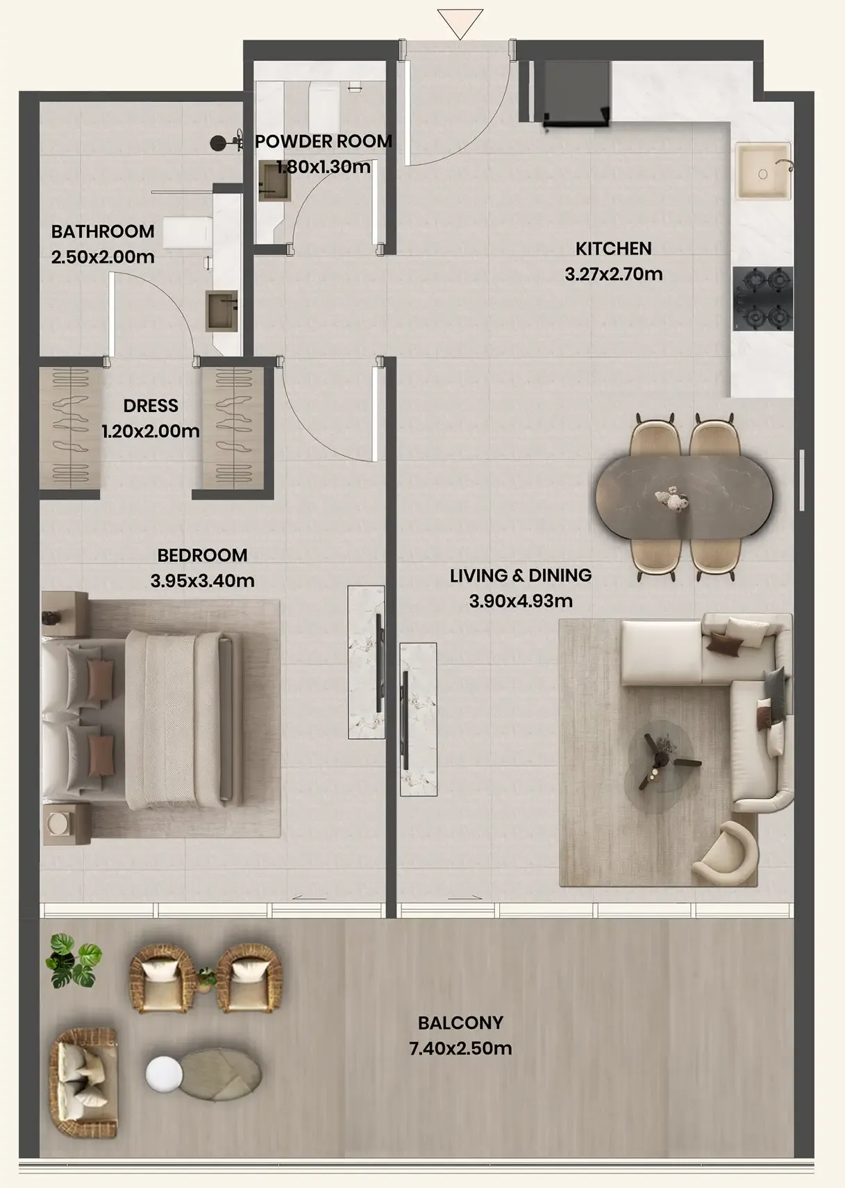 Takmeel Real Estate Development Divine Al Barari floor plan