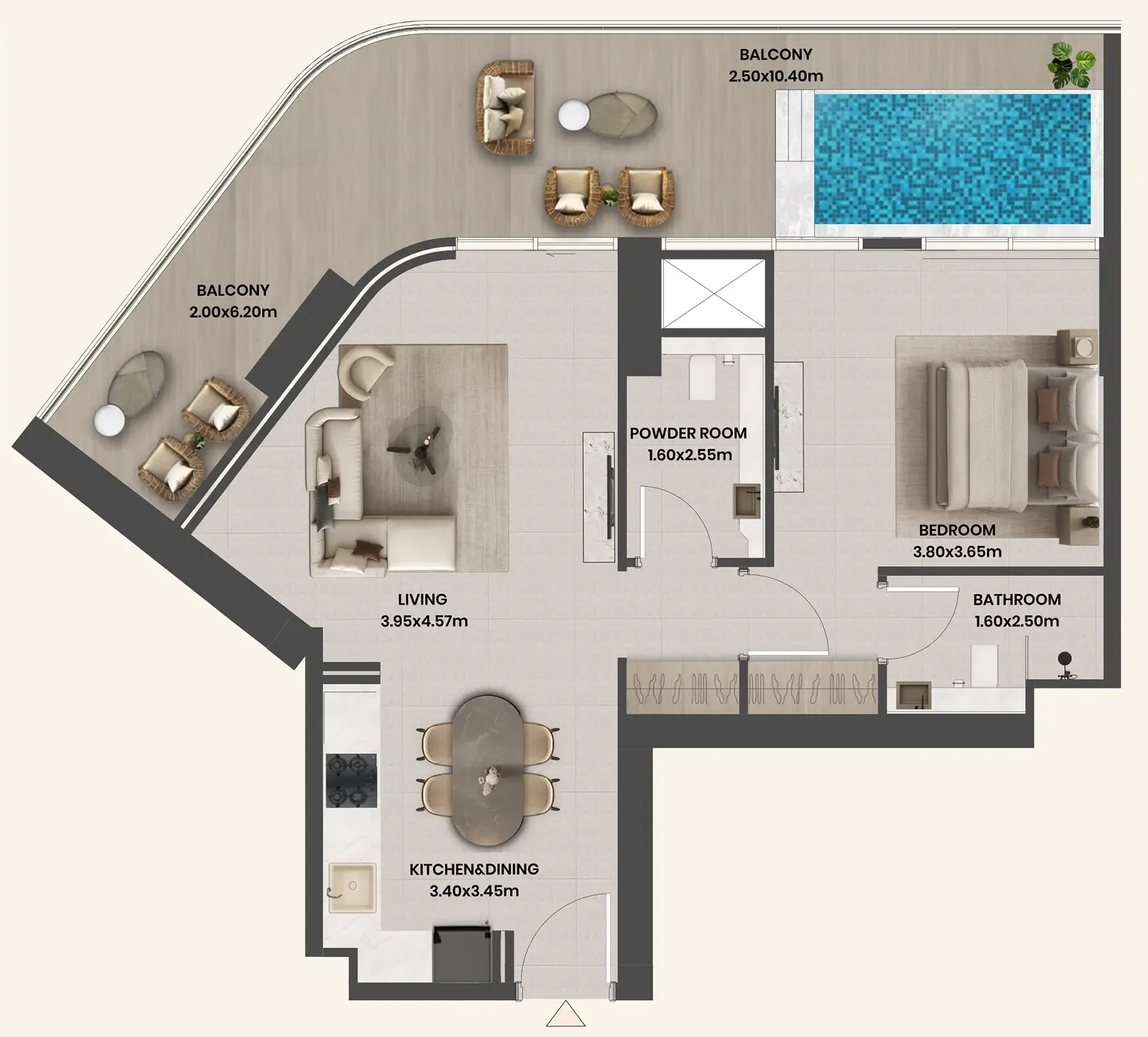 Takmeel Real Estate Development Divine Al Barari floor plan