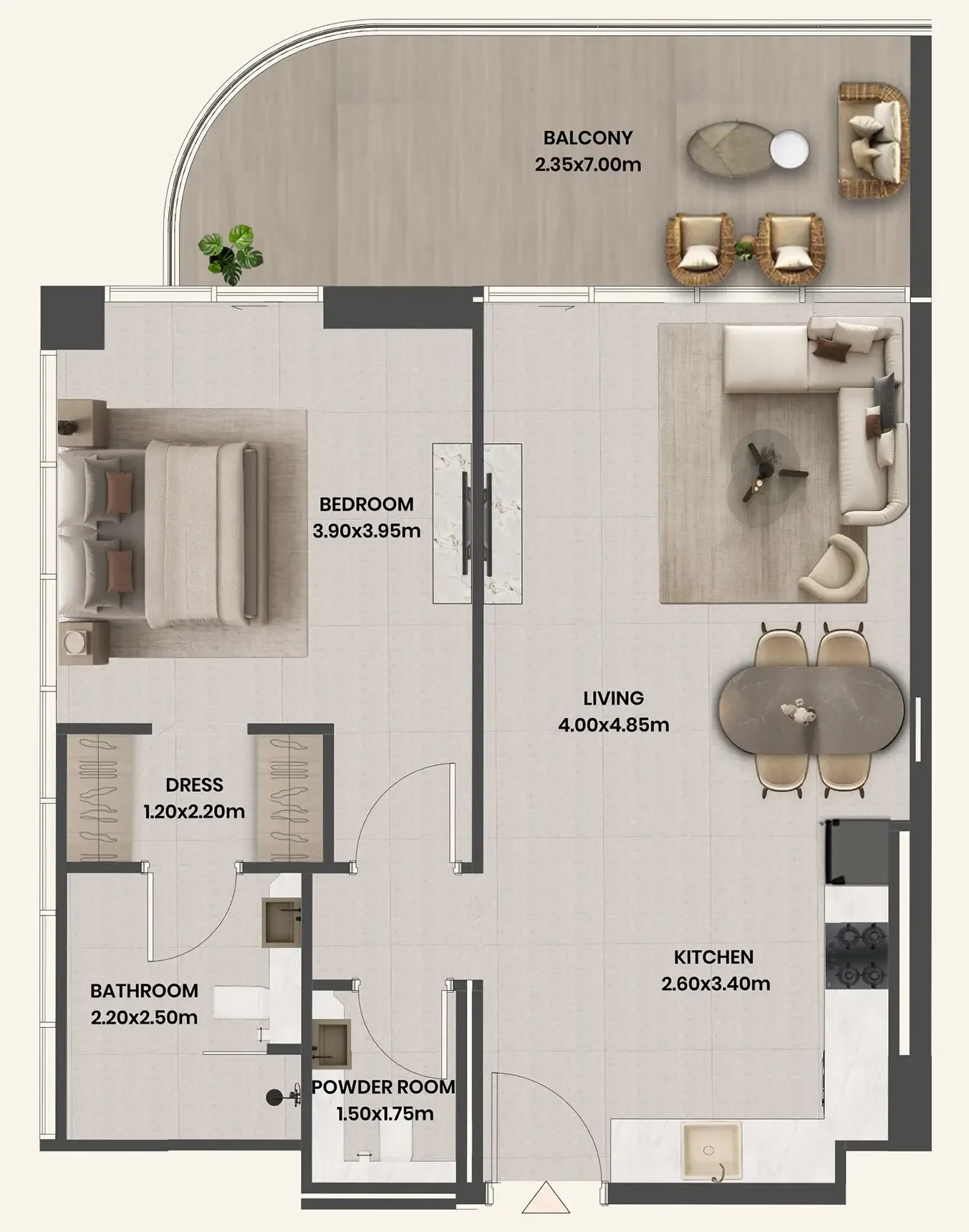 Takmeel Real Estate Development Divine Al Barari floor plan