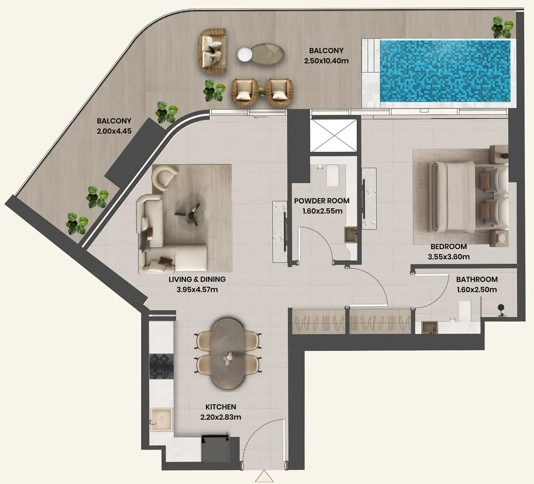 Takmeel Real Estate Development Divine Al Barari floor plan
