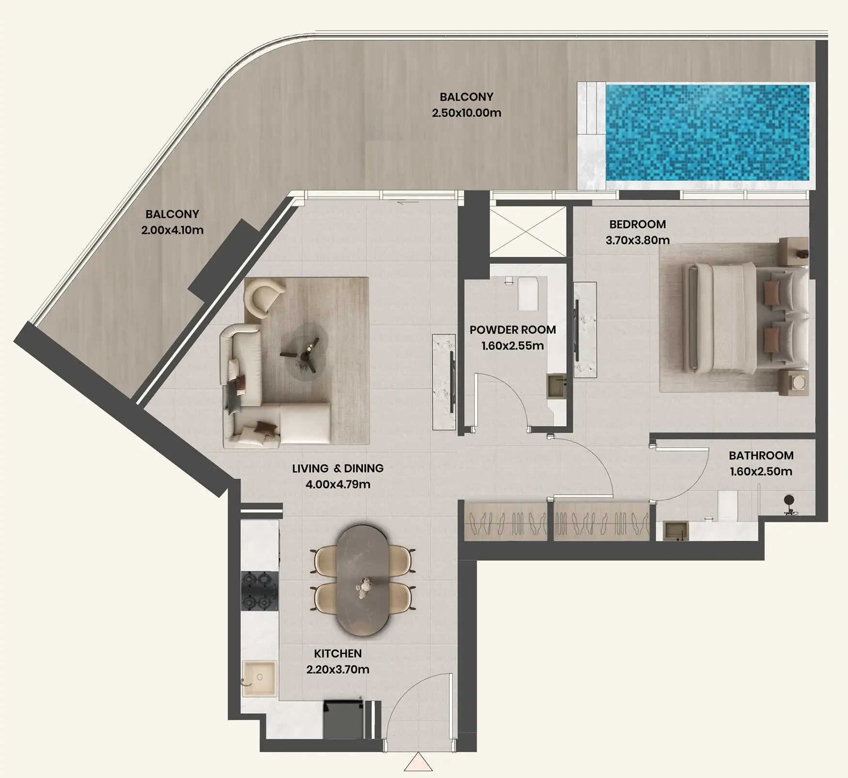 Takmeel Real Estate Development Divine Al Barari floor plan