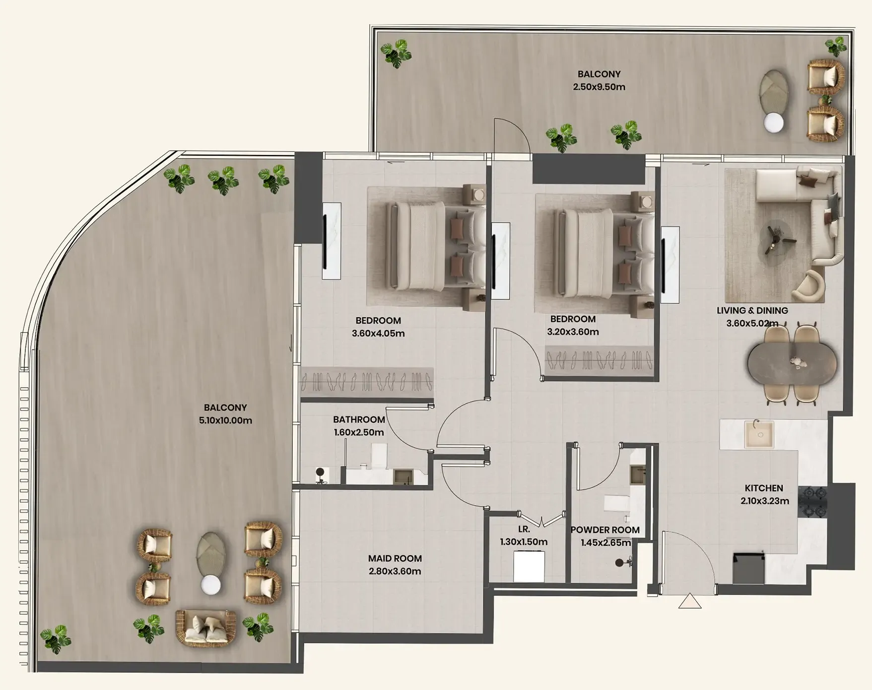 Takmeel Real Estate Development Divine Al Barari floor plan