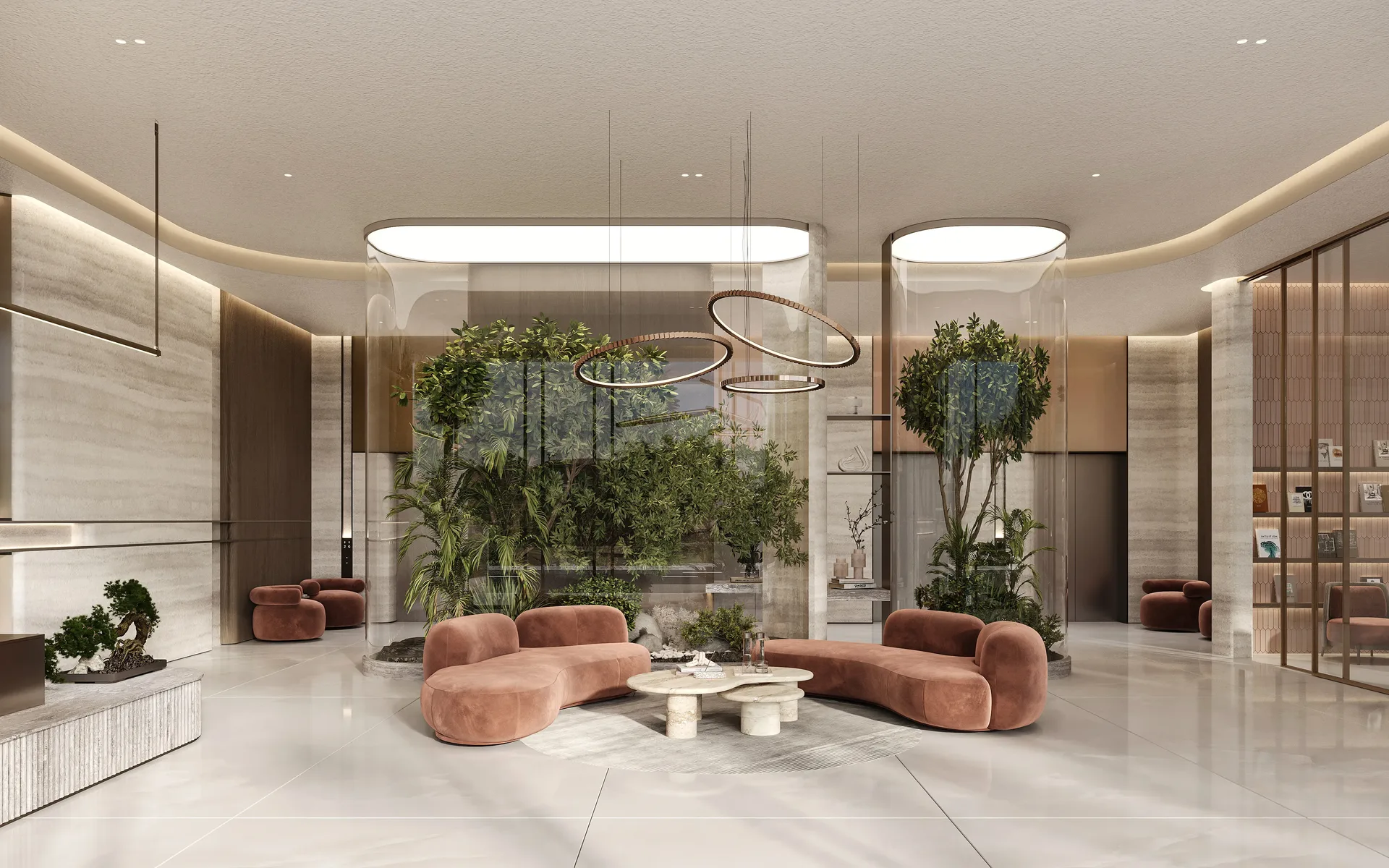 Takmeel Real Estate Development Divine Al Barari Lobby