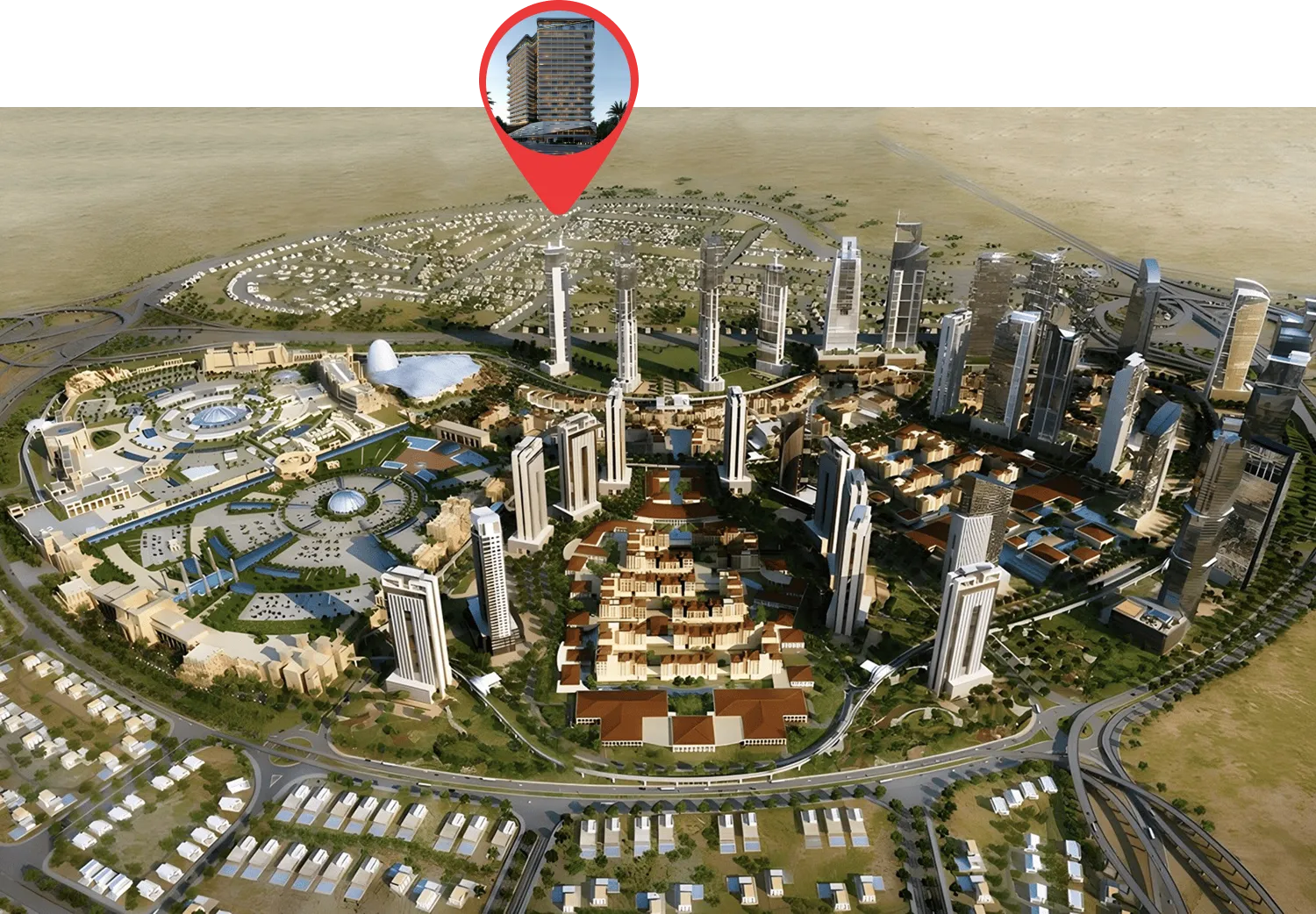 Takmeel Real Estate Development Divine Al Barari master plan