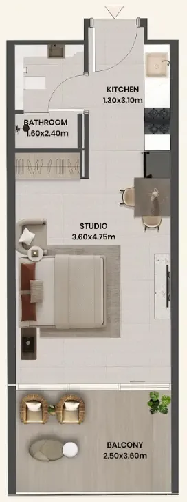Takmeel Real Estate Development Divine Al Barari floor plan